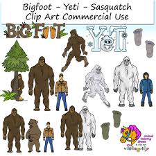 Bigfoot Clip Art Yeti Sasquatch Cryptozoology Biology Debate Check out our sasquatch clipart selection for the very best in unique or custom, handmade pieces from our shops. usd