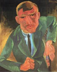 Portrait Of Otto Dix 1920 By Conrad Felixmuller German 1897 1977 Artist German Art Art Eras