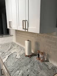 31 white kitchen cabinet ideas 1. Silver Cloud Granite With White Cabinets 2021 Replacing Kitchen Countertops Silver Cloud Granite Countertops White Shaker Cabinets
