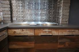 outdoor kitchen with polished concrete