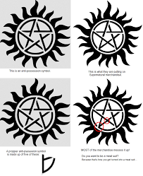 A similar case would be moses and the burning bush. Tribal Tattoos X Supernatural Anti Possession Tattoo Meaning