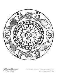Beautiful goldfish mandala coloring page for kids of all ages. Fish Mandala Coloring Page By Flow And Grow Kids Yoga Tpt