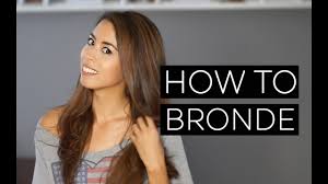 Welche produkte für strähnchen zum selbermachen?. Balayage Bronde Selber Machen Dunkles Haar Heller Farben Eileena Ley Subtitled Youtube