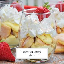 Veras lady finger dessert recipe food 19. Tiramisu Cups An Easy Homemade Tiramisu Recipe