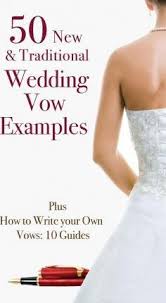 Check spelling or type a new query. 50 New Traditional Wedding Vow Examples Marie Kay 9781511784047