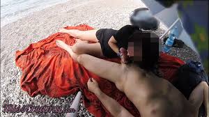 Dick Flash - a Girl Caught Me Jerking off in Public Beach and Help Me Cum -  Misscreamy