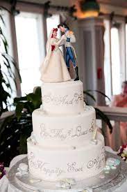 Our Disney World Wedding Disney Wedding Cake Wedding Cake Toppers Little Mermaid Wedding