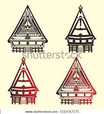 Batu yang digunakan di bagian dasarnya disebut dengan batu ojahan. Rumah Adat 1080p 4k Rumah Adat Batak Karo Vector