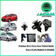 Jika ini kurang cocok silahkan pilih. Perodua Myvi Viva Axia Avanza Fender Cover Daun Pisang Under Shield Clip Bumper Clip Price Per Piece Shopee Malaysia