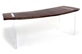 Mount to the wall with two simple supports. Contemporary Desk Reclaimed Wood Floating Rotsen Furniture Wooden Commercial