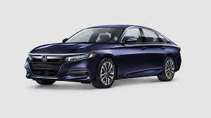 The accord is one of our favorite midsize sedans. 2018 Honda Accord Hybrid Obsidian Blue Pearl O Continental Honda