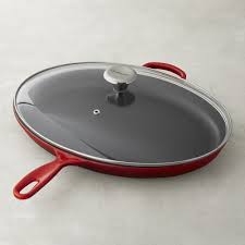 Le Creuset Enameled Cast Iron Fish Skillet With Glass Lid Creuset Cast Iron Le Creuset