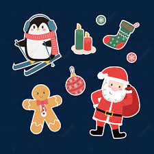 Orang yang membuat gambar kartun ini adalah kartunis, pada awalnya kartunis. Cute Christmas Theme Cartoon Stickers Christmas Christmas Theme Cartoon Png And Vector With Transparent Background For Free Download