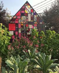 Popular stained glass teachers in brooklyn, ny. A Beautifully Coloured Glass Greenhouse At The North Brooklyn Farms Community Garden Oddlysatisfying