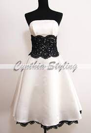 A wide variety of wedding dresses short black white options are available to you, such as feature, fabric type, and technics. White Black Short Wedding Dress High Low Lace Dress Bachelorette Party Dress Vintage Bridesmaid Dresses