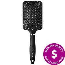 Boar bristle brushes are popular because of their ability to redistribute the natural, healthy oils in the scalp, which enhances hair health and creates smooth, shiny locks. Style Nylon Paddle Hair Brush Sephora Collection Sephora