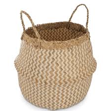 Korb Aus Geflochtenem Seegras Einfach Bestellen Youplant Korb Flechten Wohnkultur Ideen