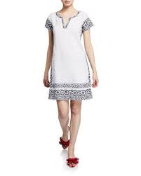 Bella Tu Finley V Neck Cap Sleeve Linen Dress With Hand Embroidered Trim Dresses Linen Dress Latest Fashion Dresses
