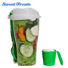Many names for one product! Fresh Salad Container Serving Cup Shaker With Dressing Container Fork Food Storage Use This Bowl For Picnic Lunch To Go Salad Shaker Salad Containerdressing Shaker Aliexpress