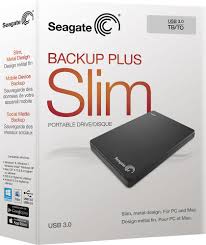 Meet the backup plus slim from seagate, yet another portable hard disk drive that uses the tried and trusted st2000lm007, a hard drive that was unleashed in the first quarter of the backup plus slim (sthn1000402) is available in 1tb and 2tb models, in a light blue, black or brushed aluminum finish. Seagate Backup Plus Slim 2tb External Usb 3 0 2 0 Portable Hard Drive Black Stdr2000100 Best Buy