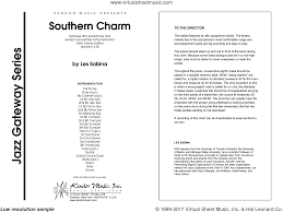 sabina southern charm sheet music complete collection for jazz band