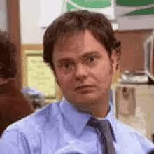 GIF файлове на тема Dwight Fights Himself