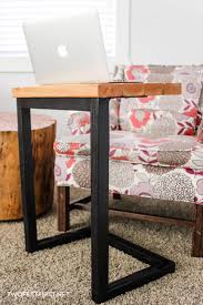 Diy Laptop Sofa Table A Great Gift Idea Diy Sofa Table Sofa Table Diy Sofa