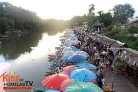 King Of Homelab Tv Khlong Hae Floating Market In Hatyai Floating Places To Visit Nature Travel