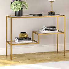 Dia 16 x 0.75h mirror: Glass Console Tables You Ll Love In 2021 Wayfair