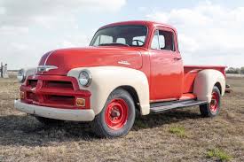 Image result for Light Red 1954 Truck
