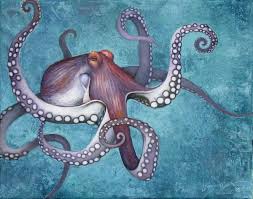 Octopus By Sruchte On Deviantart Octopus Painting Octopus Art Octopus Wall Art