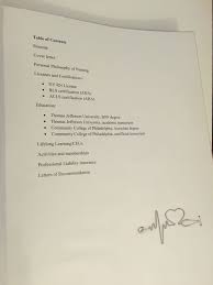 Nursing Portfolio Table Of Contents Nurse Practitioner School Nursing Portfolio Future Nurse