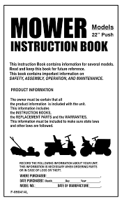 We offer over 2 million repair parts, step by step instructions and installation videos to help you complete your murray repair. Murray 22 Instruction Book Pdf Download Manualslib