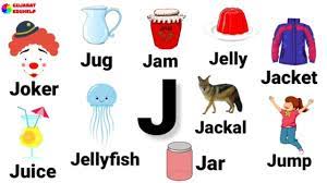 A list of all wordle, scrabble and words with friends words with the letter j. J Letter Words In English Words Starting With Letter J J Letter Words With Pictures Youtube