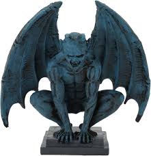 Miskall Gotische Gargoyle-Statue, Polyresin-Innen- Und Außendekoration,  Gargoyle-Skulptur, Mittelalterlicher Gargoyle Für Kaminsims, Büro, ...