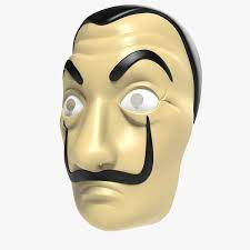 • millions of unique designs by independent artists. Casa Del Papel Maske 3d Modell Turbosquid 1493226