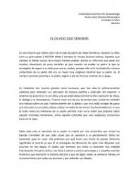 En esta oportunidad, compartiremos con ustedes el contenido de «el olvido que seremos», un trabajo publicado en 2005 cuyo argumento gira en torno «el olvido que seremos» no sólo rescata buenos momentos, sino que también reserva un espacio para los recuerdos más tristes y hasta para criticar. Un Ensayo Sobre El Olvido Que Seremos Ensayos Bryamcho