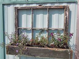 With or without the glass panes, vintage window frames can be used for a host of different diy projects and home decor ideas. Thrift Store Diy Garden Projects The Garden Glove Window Art Diy Old Window Decor Diy Garden Projects