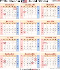 2016 Calendar With Federal Holidays Excel Pdf Word Templates Holiday Calendar Holiday Calendar Printable Printable Calendar Template