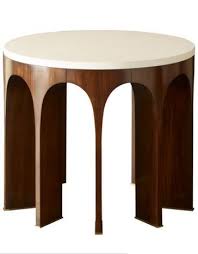 This Is Roman Inspired Created By Baker Furniture The Base Incorporates Roman Arches And The Top Has Center Table Thomas Pheasant Modern Furniture Living Room