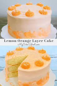Holding the orange in your opposite hand, rub it down over the microplane holes. Lemon Orange Layer Cake My Cake School
