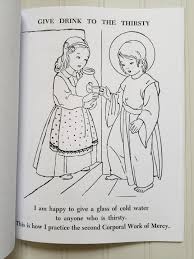 This confession coloring page is an awesome sacrament of penance and reconciliation coloring sheet. The Seven Sacraments Corporal And Spiritual Works Of Mercy Coloring Book St Jerome School And Library