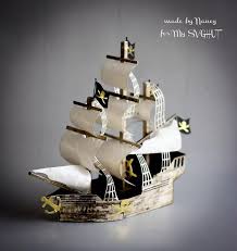 3d Svg Pirate Ship Galleon Digital Download Etsy Pirate Ship Galleon Svg