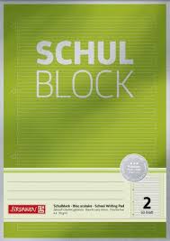 Ringmappe liniertes oder kariertes einlegepapier; Schulblock A4 Premium Lineatur 2 Ab Der 2 Klasse Lafuliki