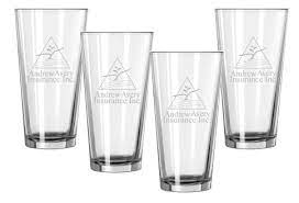 Our unique products feature an etched map of your favorite cities. Custom Engraved Drinking Glasses 16oz Glass Set For Beer Or Soda Lazer Designs