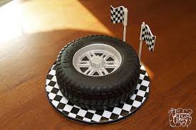 Tire Cake Birthday Cake By The Uncommon Cakery Via Flickr Unique Birthday Cakes Tire Cake Lightning Mcqueen Birthday Cake