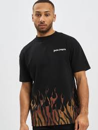 In unserem palm angels online shop finden sie eine große auswahl an shirts. Palm Angels Herren T Shirt Tiger Flames In Schwarz 803541