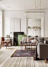 Living Room In Ivory Purple And Green Home Living Room Interior Home