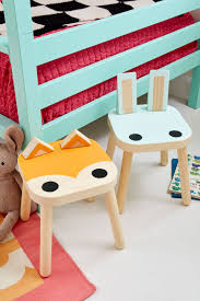 Paint A Plain Wooden Stool To Look Like An Animal Ikea Hack Kids Ikea Kids Animal Stools