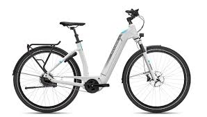 Flyer E Bike Gotour6 Step Through Frame White E Bike Fahrrad Flyer